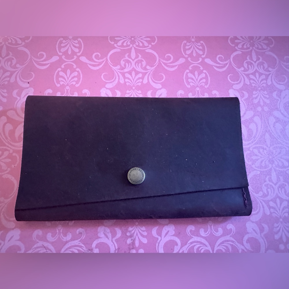 Portland Leather Goods Merlot Rancher Wallet
